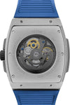 Ingersoll The Challenger Automatic Skeleton Blue Dial Tonneau Stainless Steel Watch (I12308)