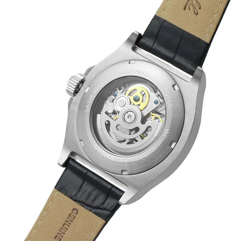 Ingersoll The Orville Automatic Skeleton Dial Stainless Steel Watch (I09306)
