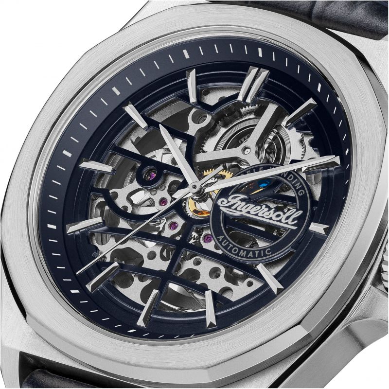 Ingersoll The Orville Automatic Skeleton Dial Stainless Steel Watch (I09306)