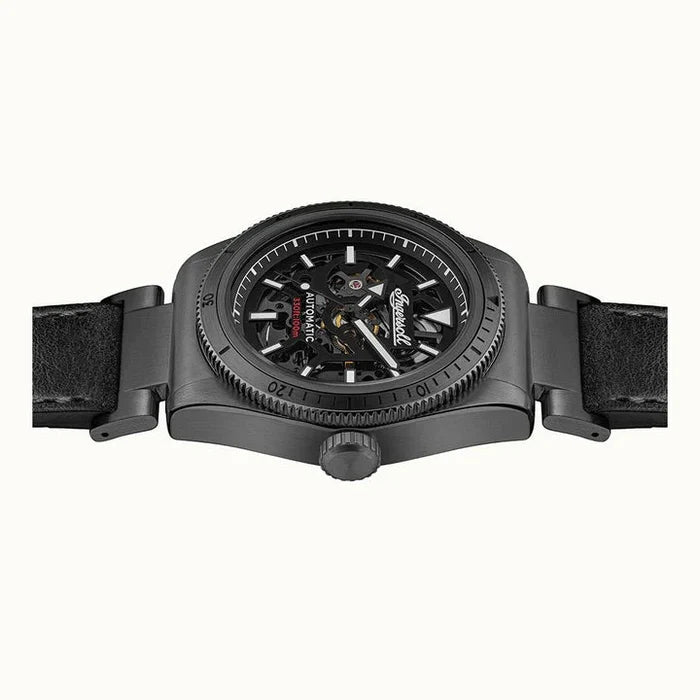 Ingersoll The Scovill Automatic Skeleton Black PVD 43mm Watch (I13902)