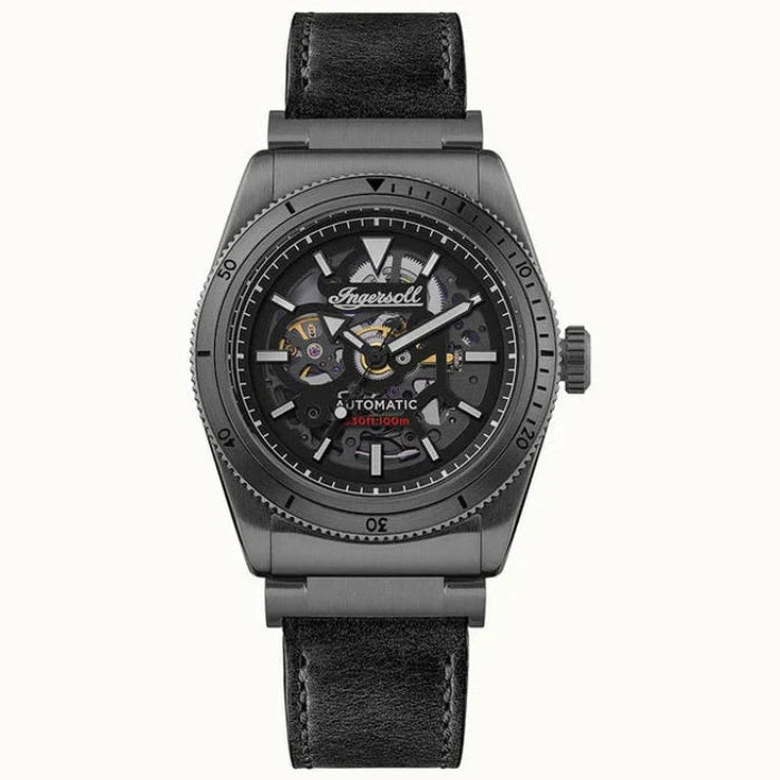 Ingersoll The Scovill Automatic Skeleton Black PVD 43mm Watch (I13902)