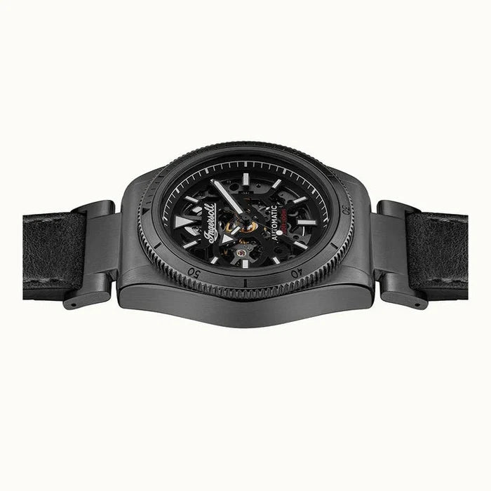 Ingersoll The Scovill Automatic Skeleton Black PVD 43mm Watch (I13902)