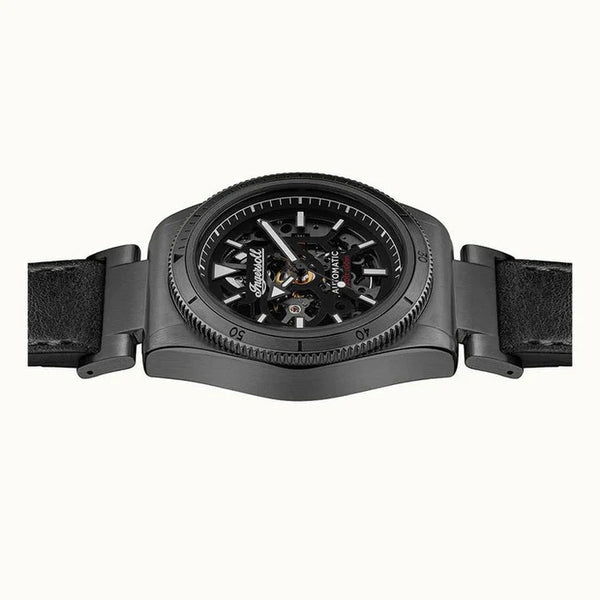Ingersoll The Scovill Automatic Skeleton Black PVD 43mm Watch (I13902)