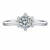 6 Claw Round 1ct Moissanite Ring – MO1B - Cassim & Co South Africa
