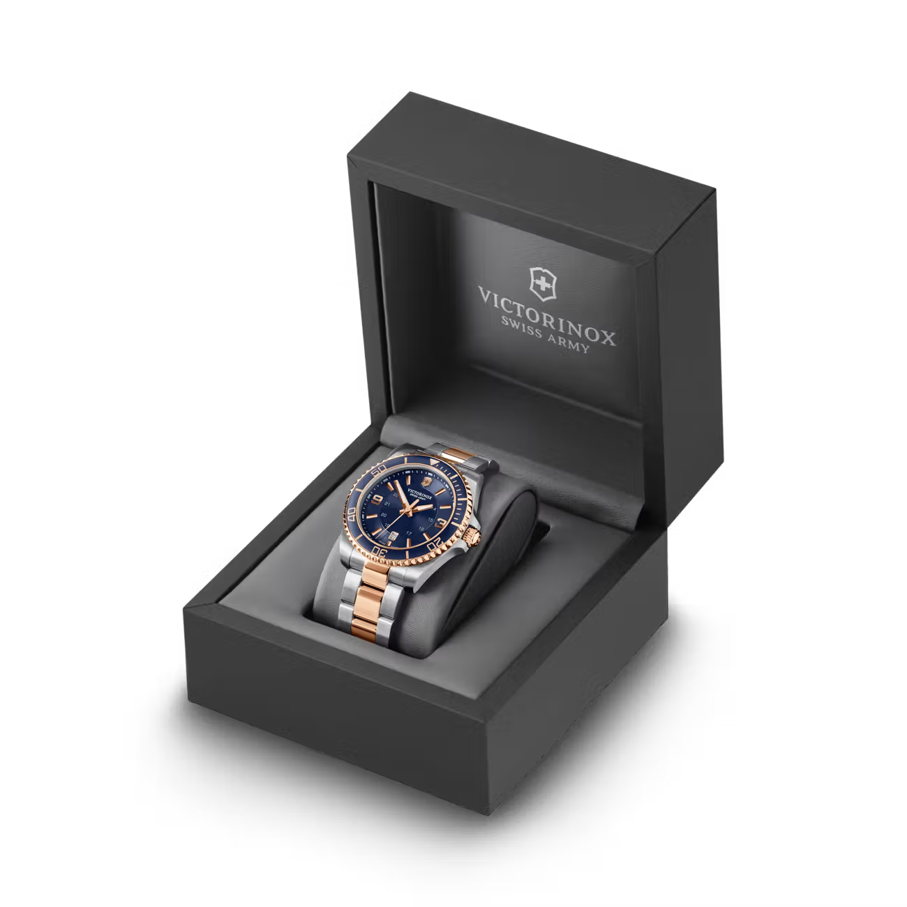 Victorinox Maverick Large Blue Dial Two-Tone Men's Watch VIC241950 - Cassim & Co South Africa