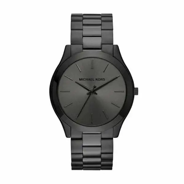 Michael Kors MK8507 men's watch with black sunray dial and black IP steel bracelet
