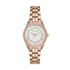 Michael Kors Lauryn MK3716 watch with Mother of Pearl dial and rose gold-tone steel bracelet