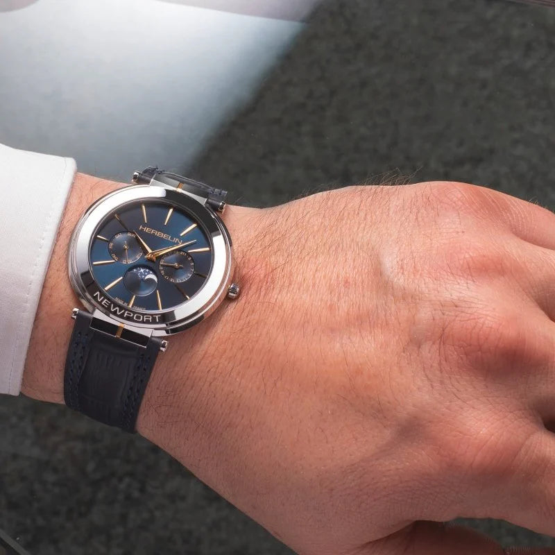 Michel Herbelin Newport Slim 12722/T15BL