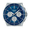 Casio MTP-1374D Multi-Function Quartz Blue Dial Stainless Steel Watch (MTP-1374D-2A3VDF)