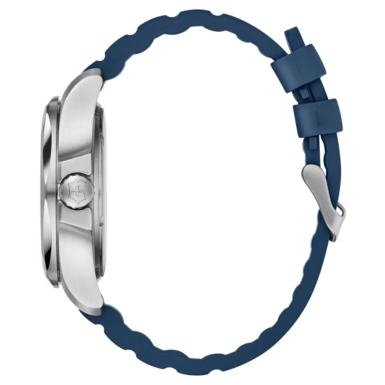 Victorinox I.N.O.X. 43mm Blue Dial Rubber Strap Watch VIC241688.1