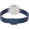 Obaku Denmark V320LXCZML Quartz Blue Dial Diamond Accent Steel Mesh Watch (V320LXCZML-DL)