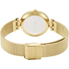 Obaku V322LXGEMG Quartz Green Sunray Dial Gold-Tone Mesh Watch