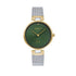 Obaku Diamant 32mm Green Dial Gold-Tone Steel Case Mesh Bracelet Watch – Cassims & Co.