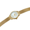 Obaku Smykke Quartz Gold PVD Mother-of-Pearl Dial Diamond Watch (V297SXGWMG)