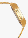 Casio Vintage A168WG Quartz Digital Gold-Tone Stainless Steel Watch with Illuminator (A168WG-9WDF)