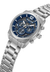 Police Chronograph Quartz Blue Dial Stainless Steel Bracelet Watch (PEWGI2241402)