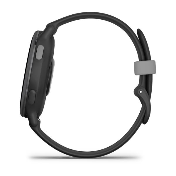 Garmin vivoactive 5 Slate aluminium bezel with black case and silicone band 010-02862-10