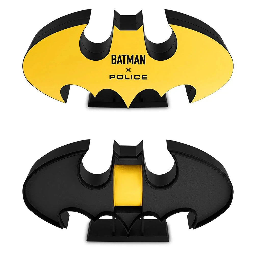 Police Batwing Batman Special Edition Quartz Black Dial Gold-Tone Watch (PEWGA0090006)