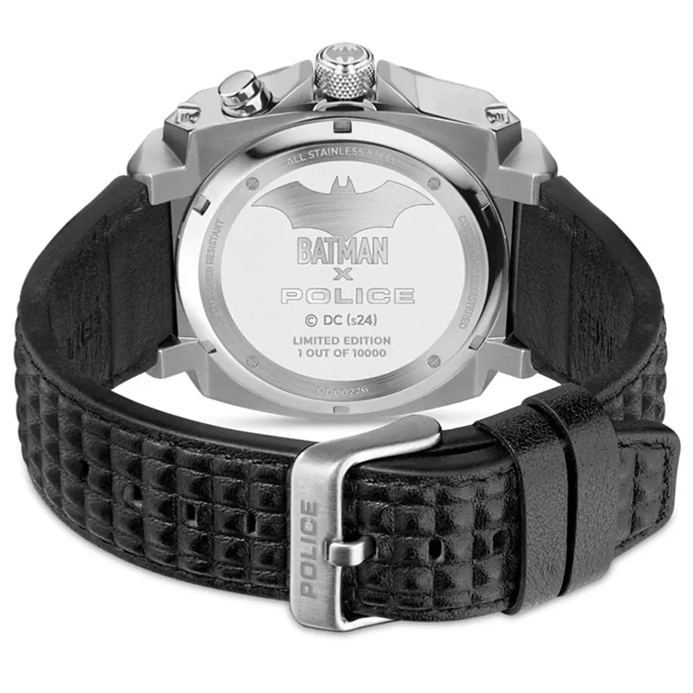 Police Forever Batman Limited Edition Quartz Black Dial Stainless Steel Watch (PEWGD0022603) - Cassim & Co South Africa