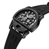 Police Daintree 2.0 Skeleton Quartz Black Dial Silicone Strap Watch (PEWGM0081507) - Cassim & Co South Africa