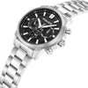 Police Rangy Multifunction Chronograph Black Dial Stainless Steel Watch (PEWJK0021001)
