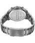 Gunmetal IP stainless steel bracelet with folding clasp and push-button release