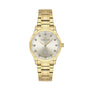 Daniel Klein Premium DK113594-3 women's quartz watch with champagne dial, crystal hour markers, and gold-plated stainless steel bracelet