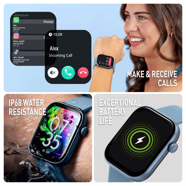 Reflex Active Blue Silicone Series 40 Smart Watch