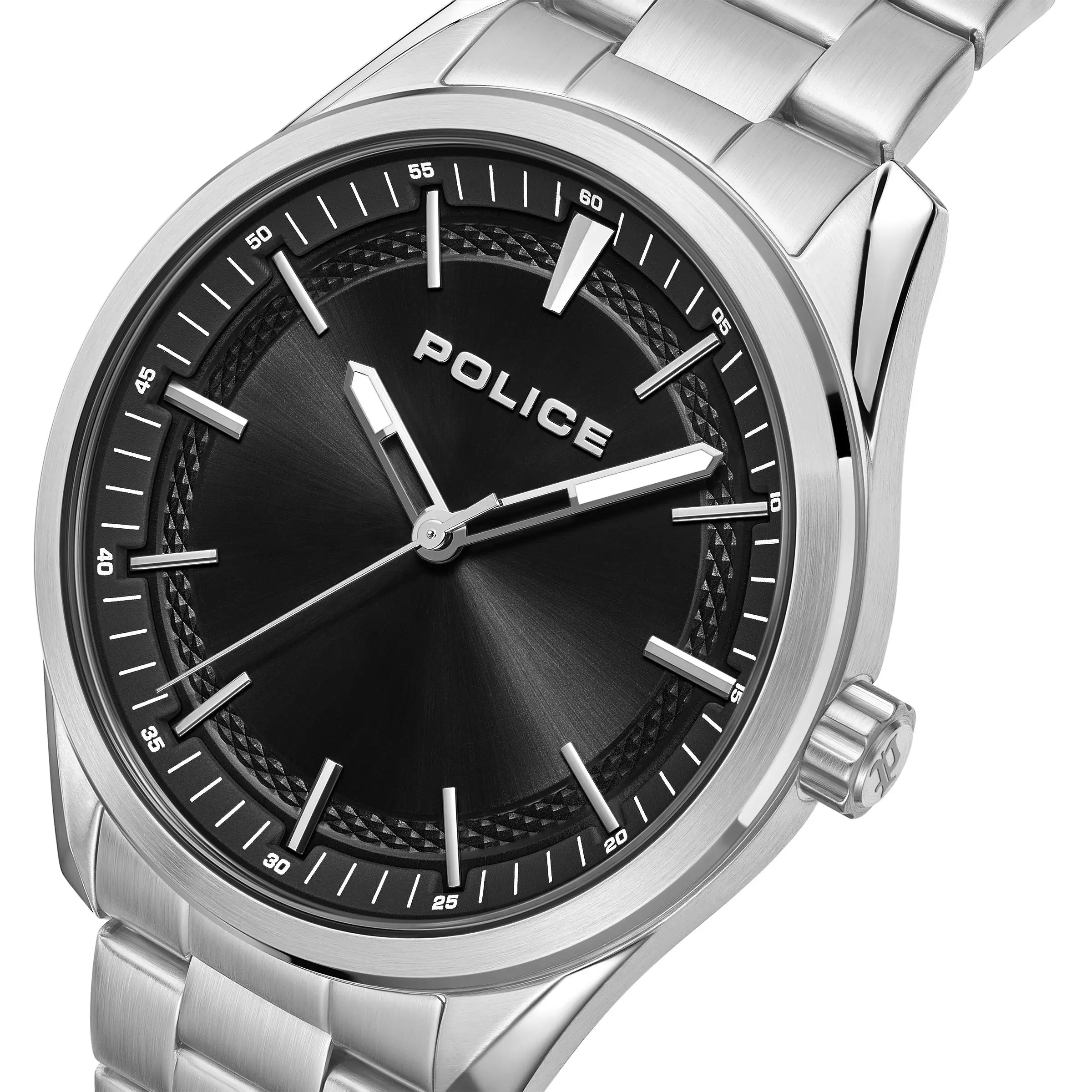 Police Black Dial Stainless Steel - PEWJG0018205 - Cassim & Co South Africa