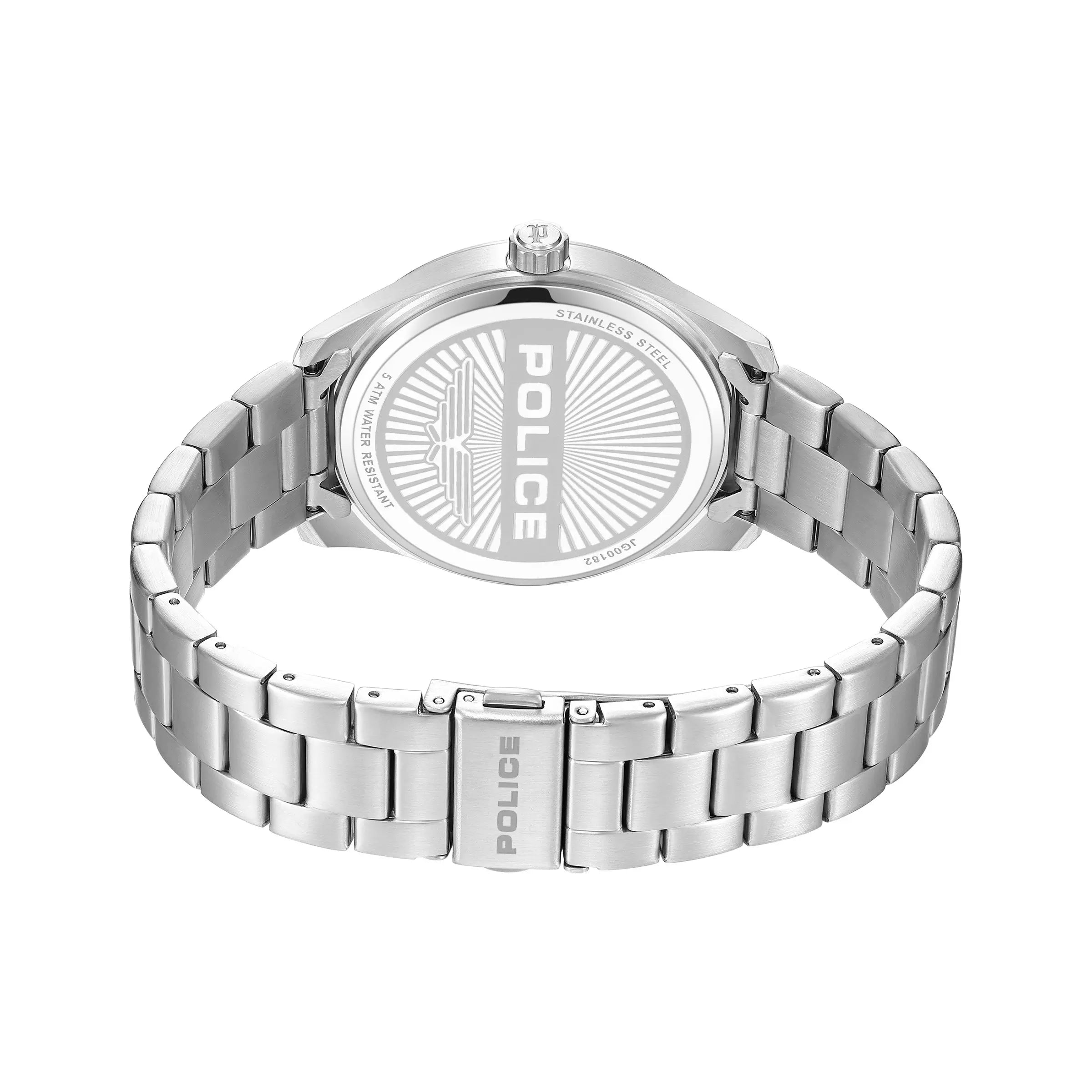 Police Black Dial Stainless Steel - PEWJG0018205 - Cassim & Co South Africa