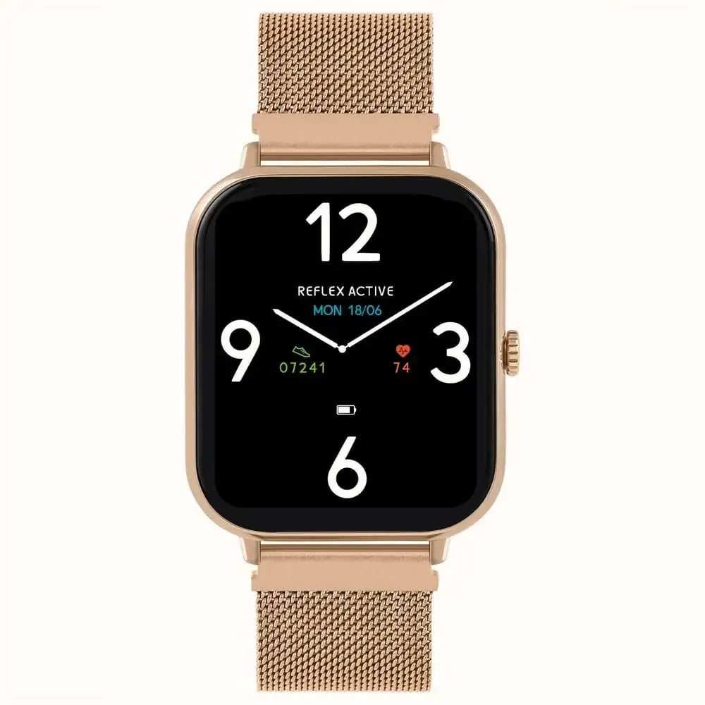 Reflex Active Rose Gold Mesh Series 23 Smartwatch RA23-4080