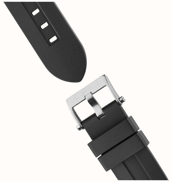 Ingersoll The Play Automatic Skeleton Dial Stainless Steel Watch on Rubber Strap (I15301)