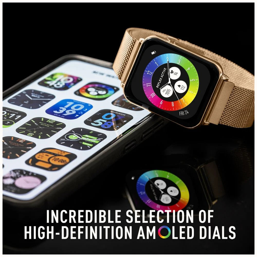 Reflex Active Rose Gold Mesh Series 30 Smartwatch RA30-4086