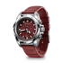Victorinox I.N.O.X. Chrono 43mm Red Dial Rubber Strap Watch VIC241986 - Cassim & Co South Africa
