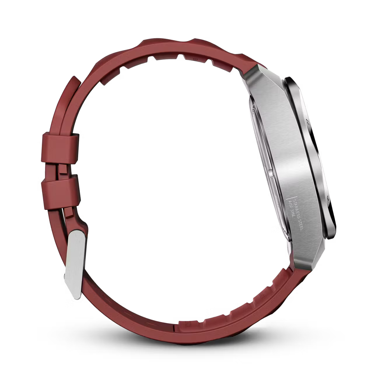 Victorinox I.N.O.X. Chrono 43mm Red Dial Rubber Strap Watch VIC241986 - Cassim & Co South Africa