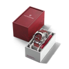Victorinox I.N.O.X. Chrono 43mm Red Dial Rubber Strap Watch VIC241986 - Cassim & Co South Africa