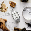 Casio Vintage AQ-230A Quartz Ana-Digi Silver Dial Stainless Steel Watch (AQ-230A-7AMQY)