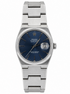 Rolex Oysterquartz Datejust 17000 with blue dial and stainless steel bracelet