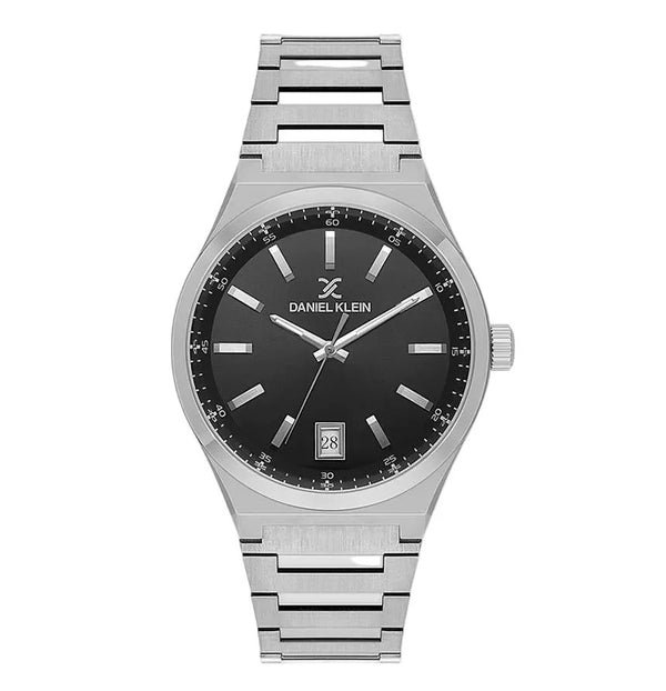 Daniel Klein Silver Black Dial - DK114061-1