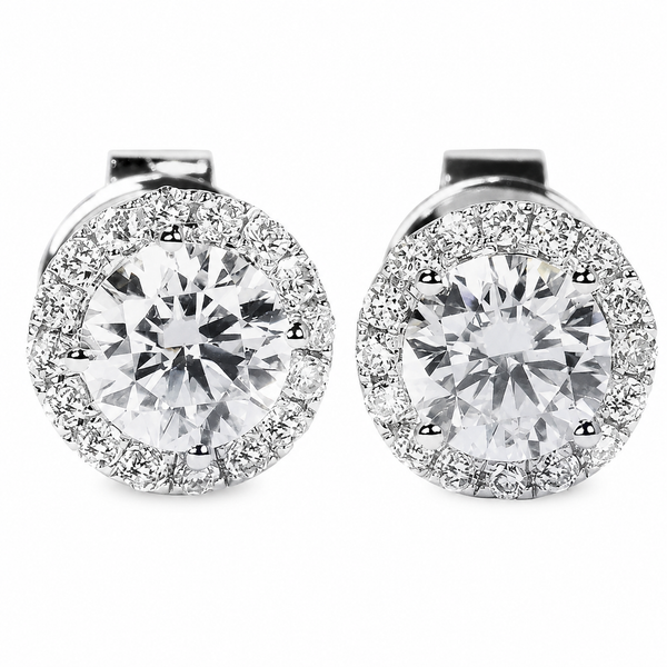 Silver Moissanite Earrings - ME10