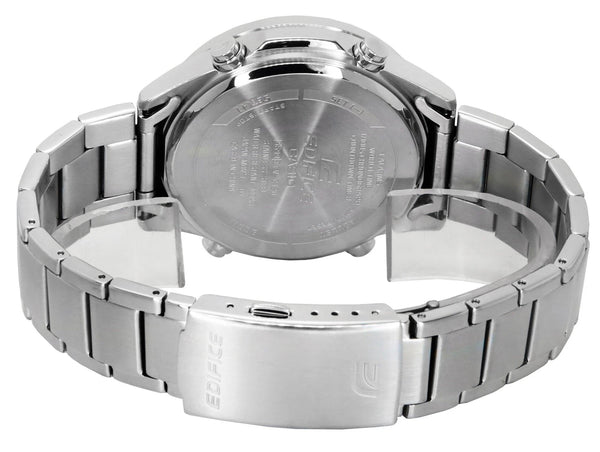 Casio Edifice Quartz Analog-Digital Blue Dial Stainless Steel Watch (EFV-C120D-2ADF)