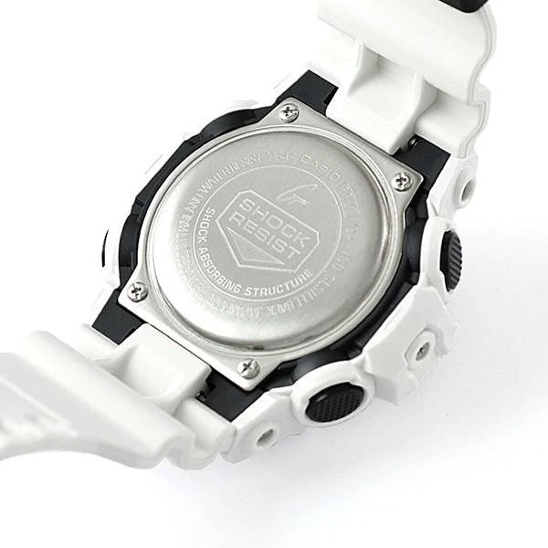 Casio G-Shock GA-700-7ADR Analogue-Digital White Resin Strap Watch (GA-700-7ADR)