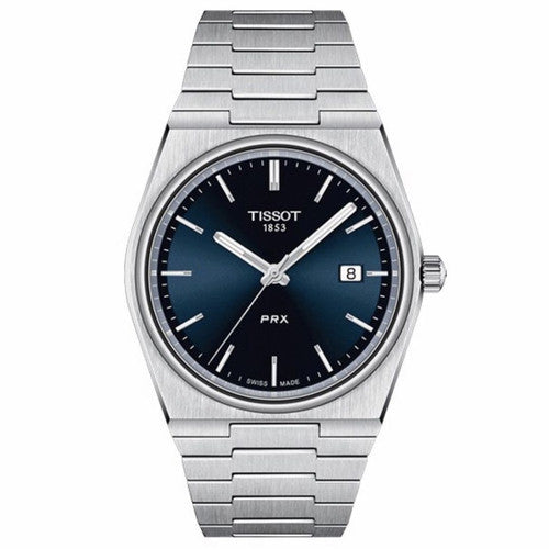 Tissot PRX Quartz Blue Sunray Dial Stainless Steel Watch (T137.410.11.041.00)