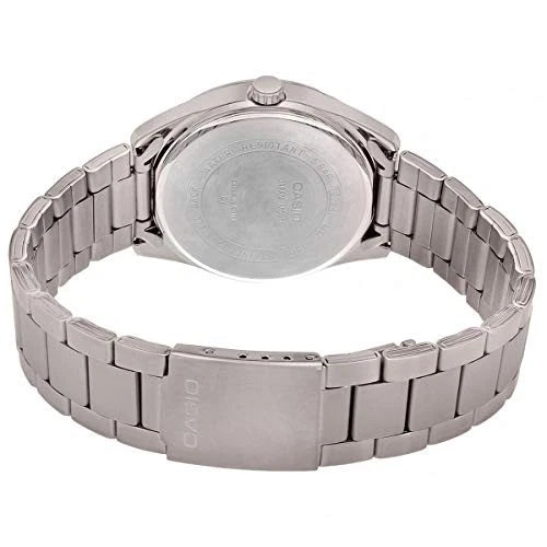 Casio MTP-V001D Quartz Black Dial Stainless Steel Watch (MTP-V001D-1BUDF)