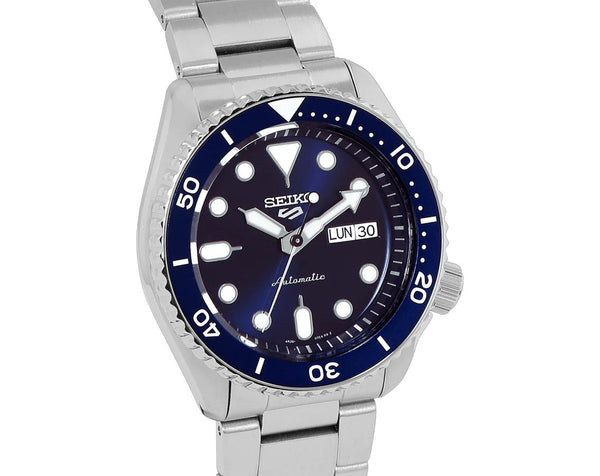 Seiko 5 Sports Automatic Diver Blue Dial Stainless Steel Watch (SRPD51K1)