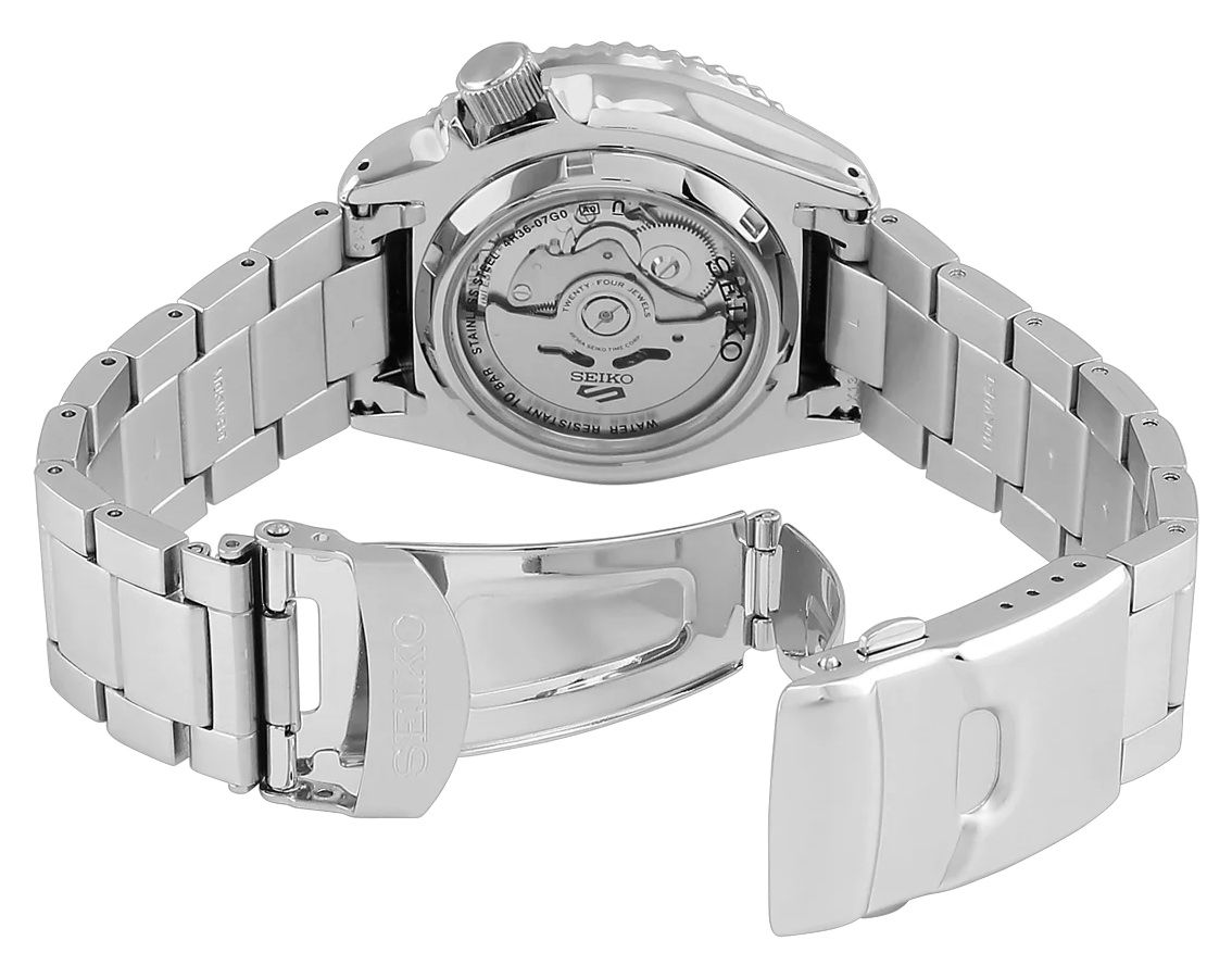 Seiko 5 Sports Automatic Diver Blue Dial Stainless Steel Watch (SRPD51K1)