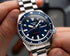 Dial detail showing red Automatic script and Seiko 5 logo