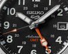 Seiko 5 Sports Field Deploy Automatic GMT Black Dial Stainless Steel Watch (SSK023K1)