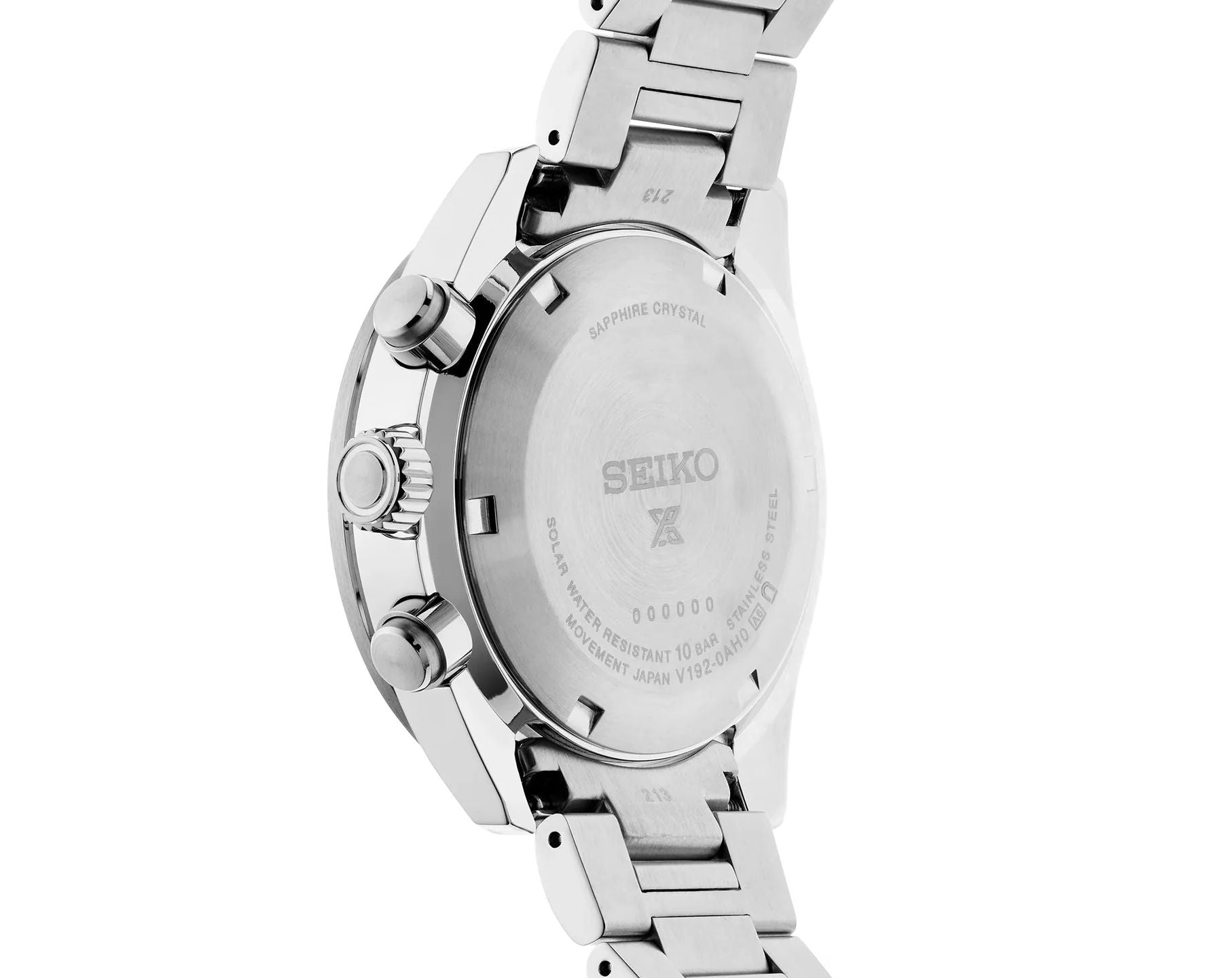 Seiko Prospex Speedtimer Solar Chronograph Panda Dial Stainless Steel Watch (SSC911P1)