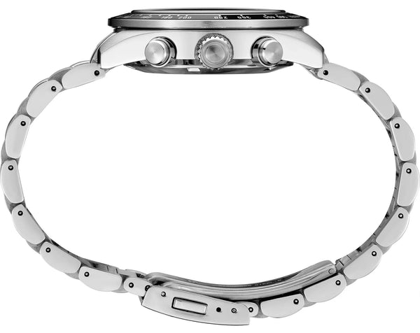 Seiko Prospex Speedtimer Solar Chronograph Panda Dial Stainless Steel Watch (SSC911P1)